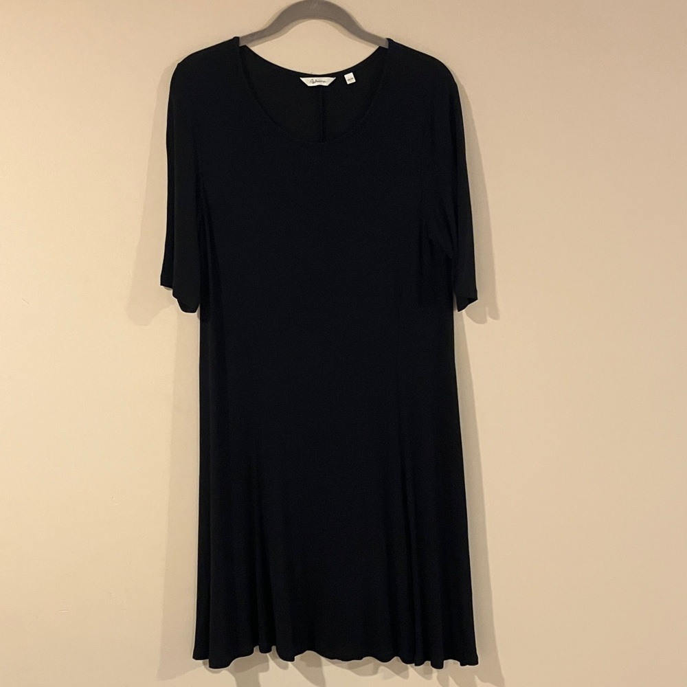Reitmans Classic Black Midi Swing Dress